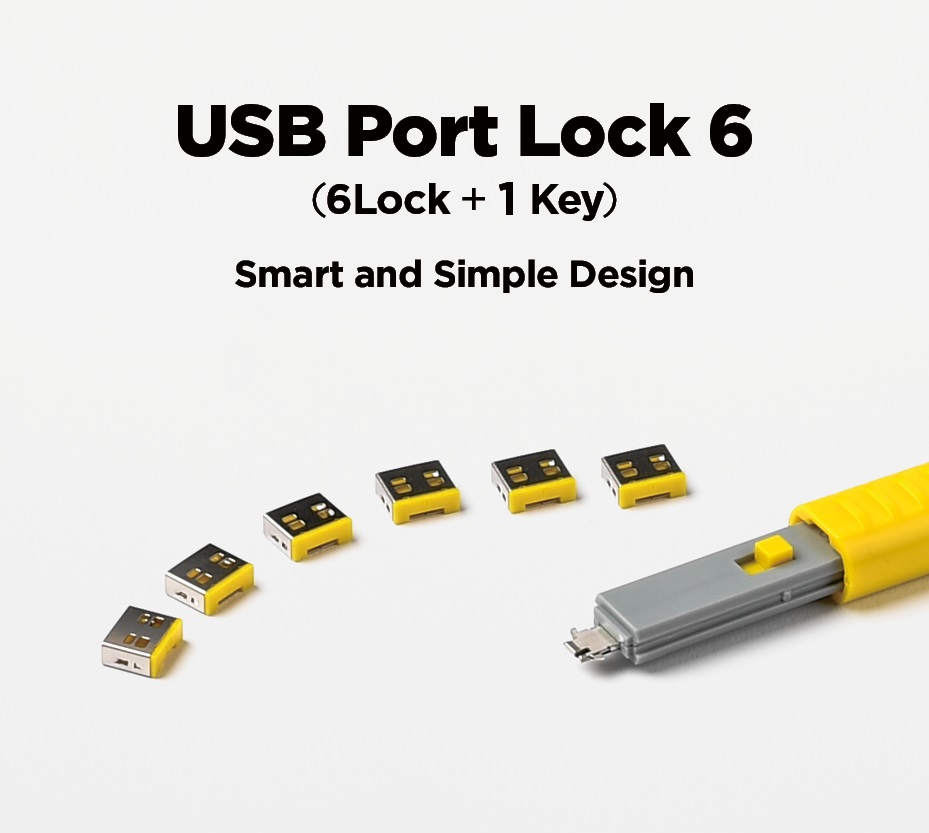 usb port lock with key