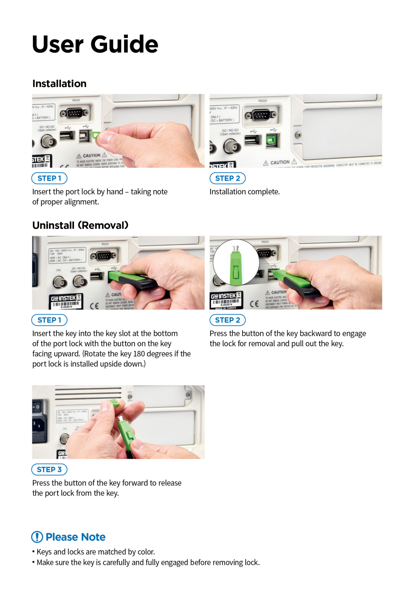 Smart Keeper USB-B Port Locks With Key | Buy Online | $24