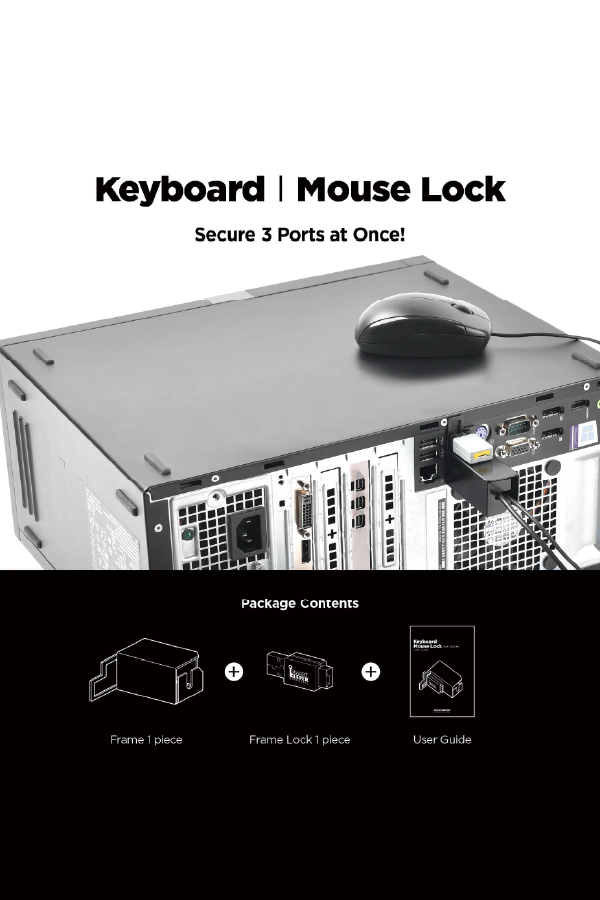 SmartKeeper Keyboard & Mouse Lock | Essential – Physical USB Peripheral Security - Image 4
