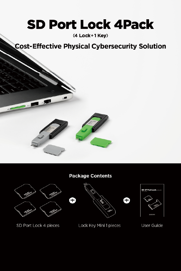 SmartKeeper SD Port Locks with Key | Essential Mini – Secure SD Card Slot Protection - Image 3