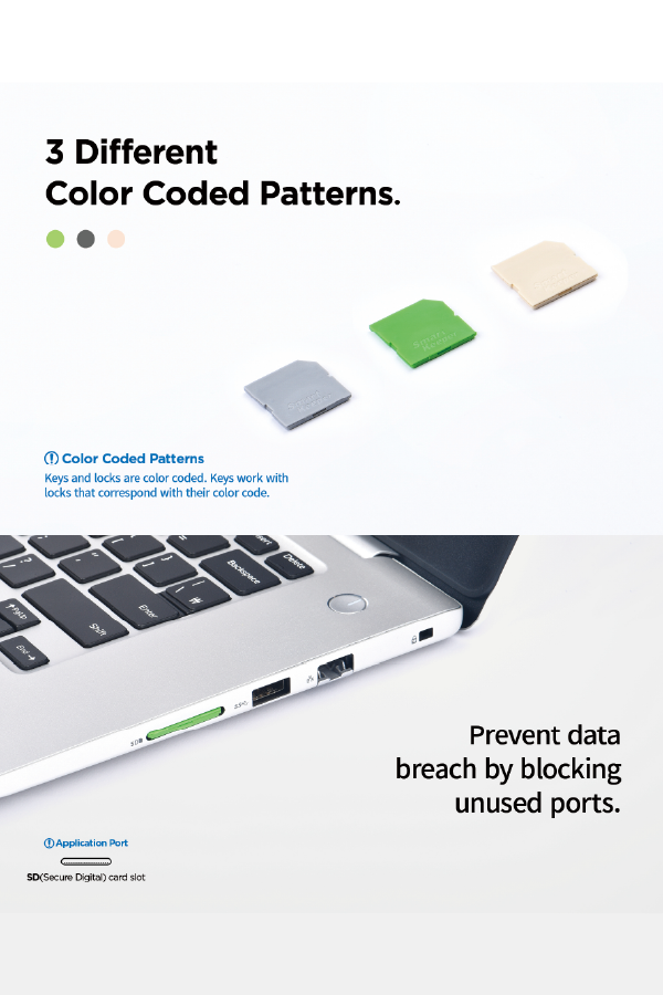 SmartKeeper SD Port Locks with Key | Essential Mini – Secure SD Card Slot Protection - Image 5