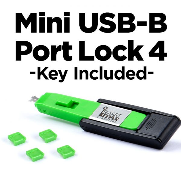 Smart Keeper Mini USB-B Port Locks With Key | Buy Online | $24