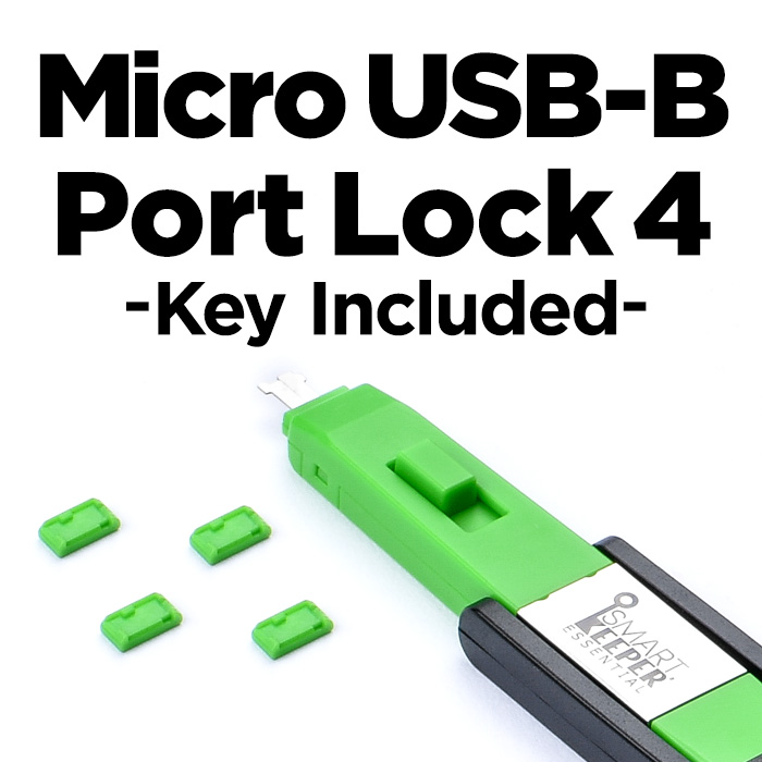 praktisk Gooey Gedehams Smart Keeper Micro USB-B Port Locks with Key | Buy Online | $26