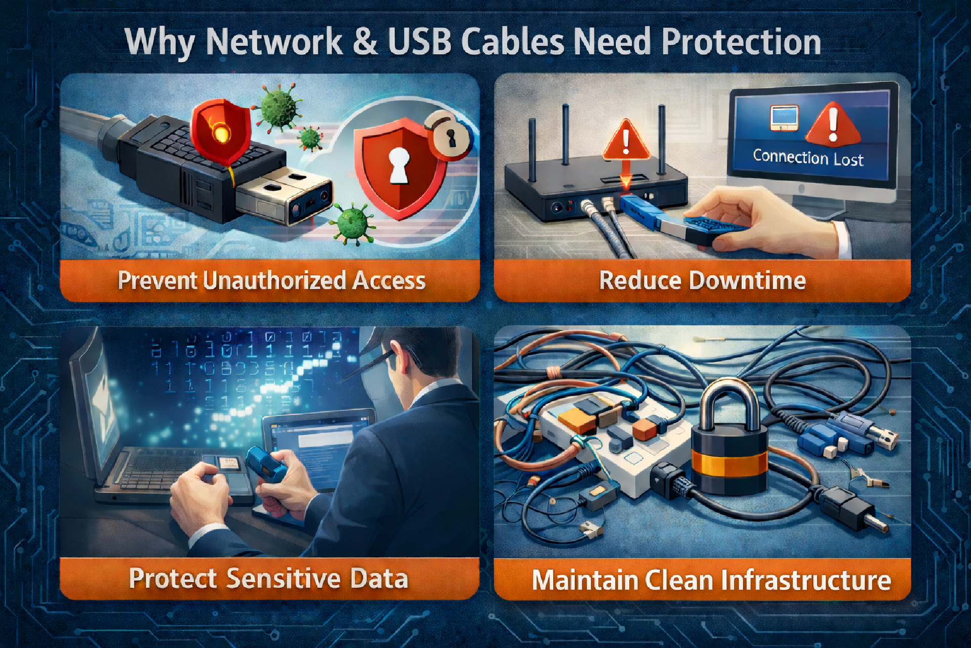 Cable Locking Systems for IT Security